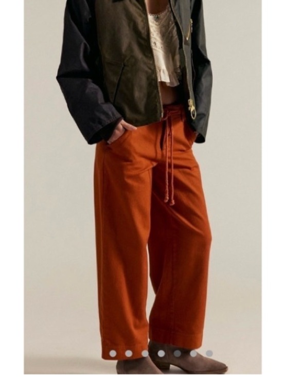 Free People Pants - Free People We the Free Bodey Boyfriend Slouchy Corduroy Trouser Pant 0